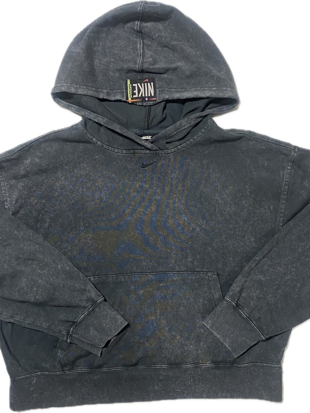 Nike Vintage Wash Black Pullover Hoodie